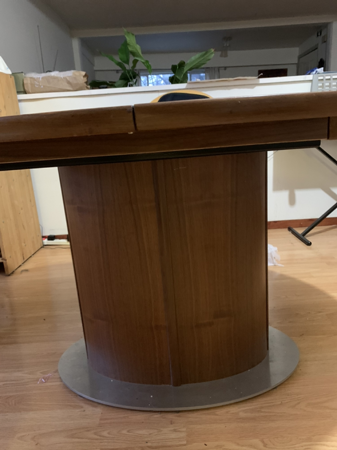 Extendable dining room table solid wood Danish company - photo 2