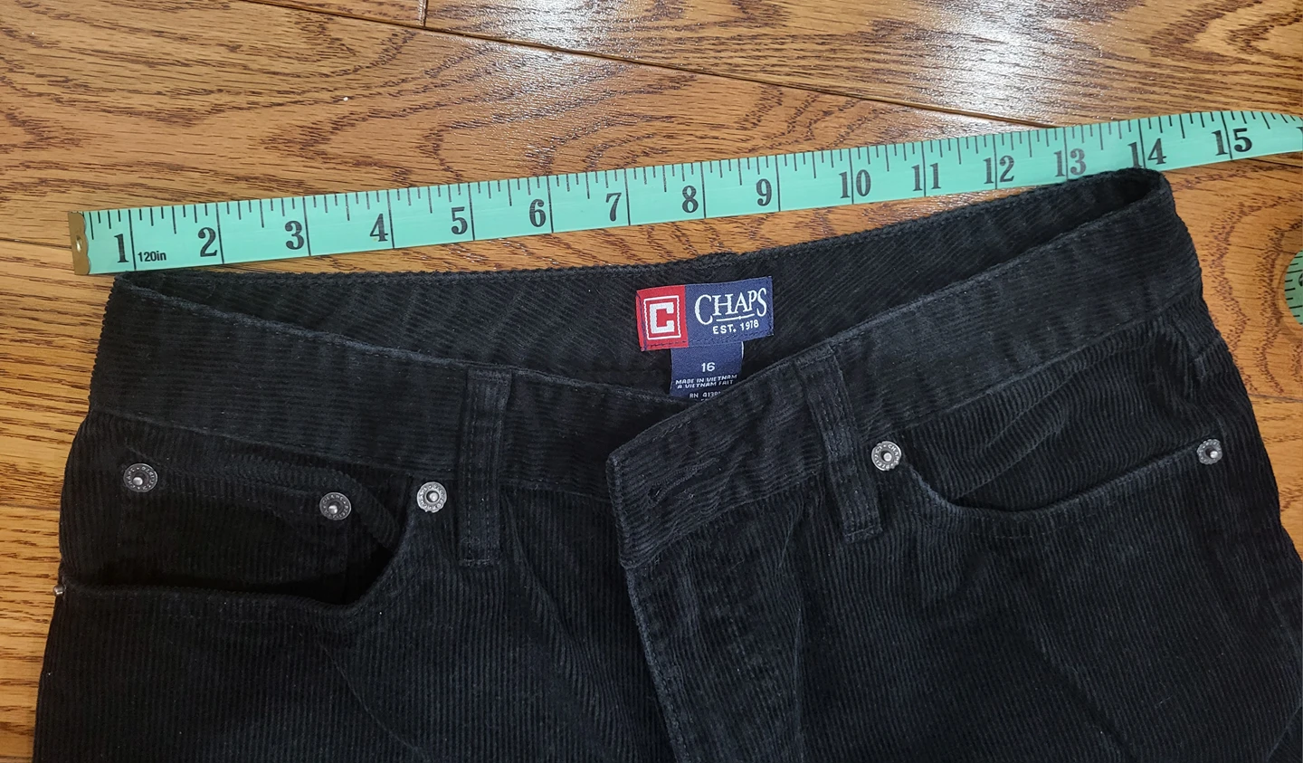 Chaps Black Pants image indicator(3)
