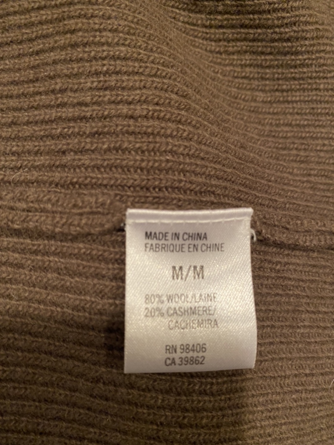 ⭐️New THEORY chestnut brown cashmere & wool sweater w/suede belt image indicator(6)