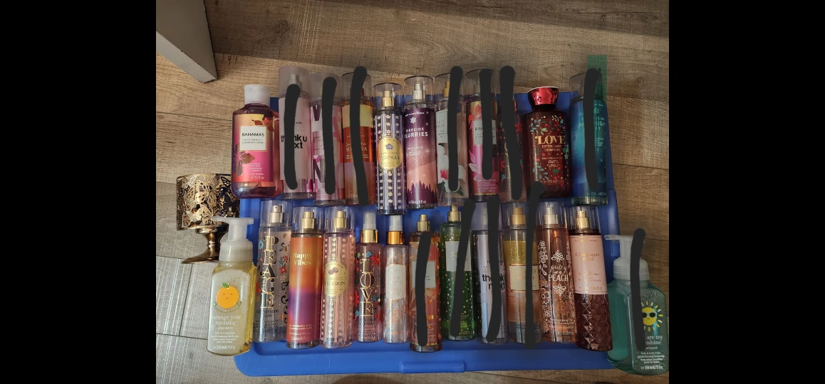 Perfumes and Soap and Candle Holder