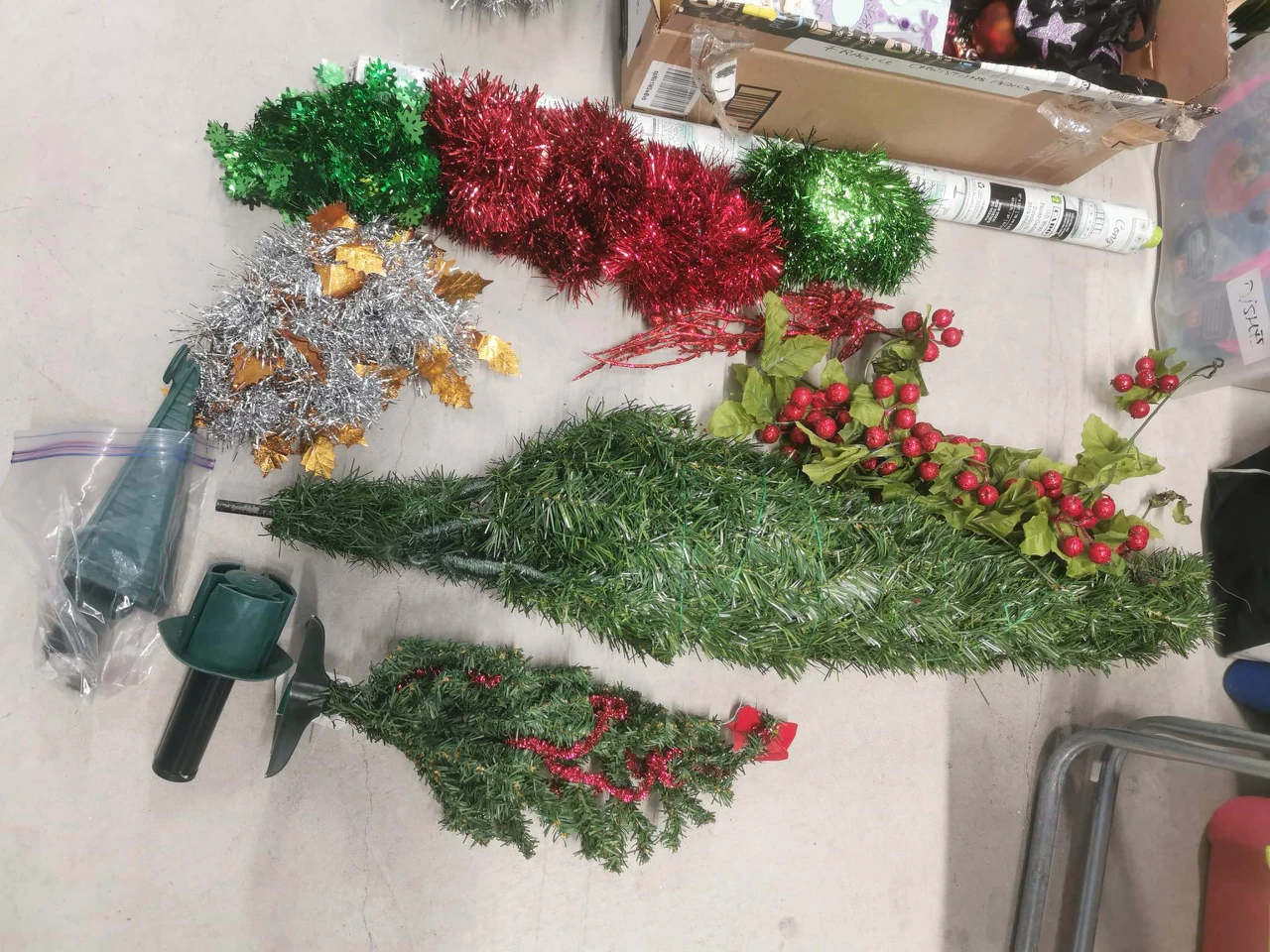 Christmas Decorations including Tree and mini tree thumbnail
