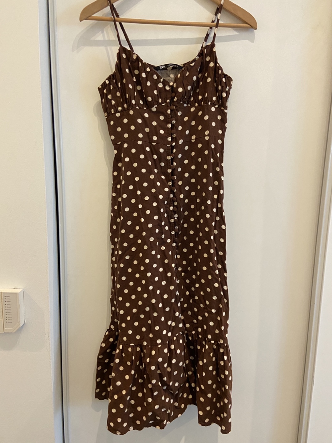 Zara polka dot dress