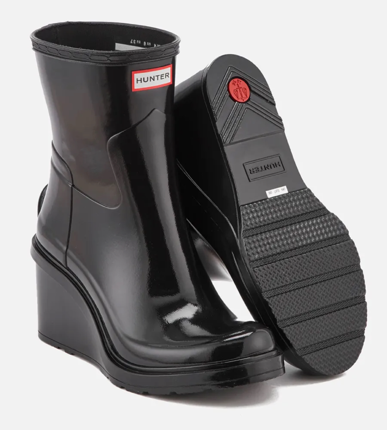 Hunter Original Refined Mid Wedge Gloss Rain Boot thumbnail