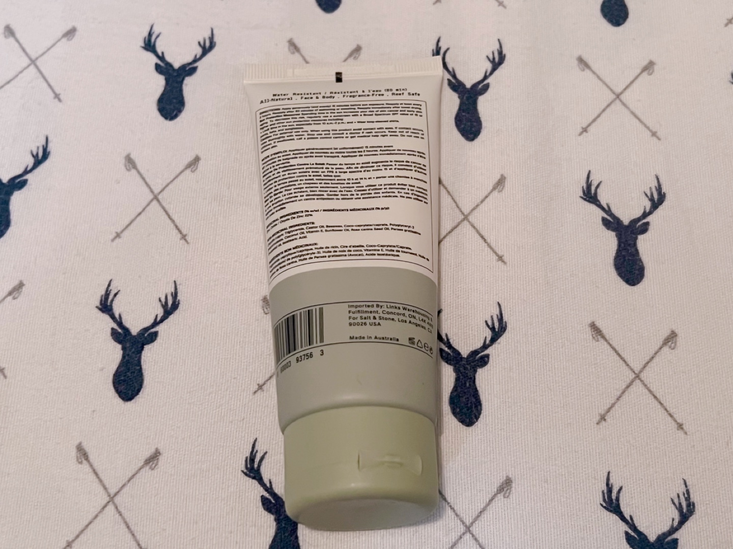 Salt & Stone Natural Mineral Sunscreen Lotion SPF50 88ml Used image indicator(2)