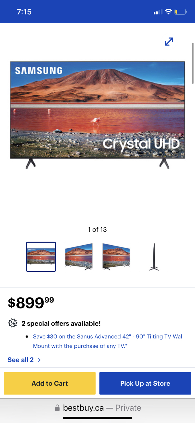 Free 65 inch Samsung TV - photo 2