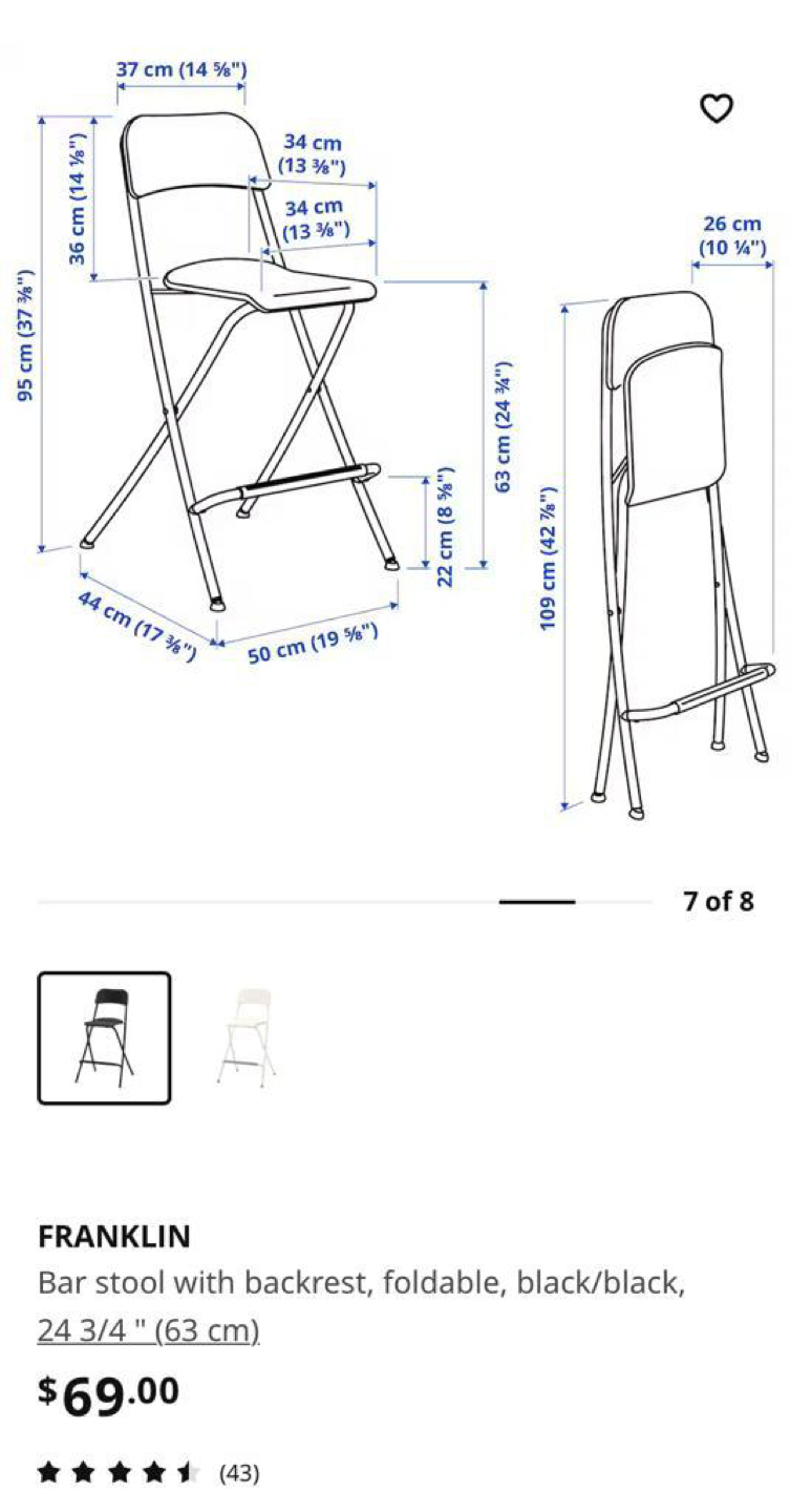 2 bar stools - photo 3