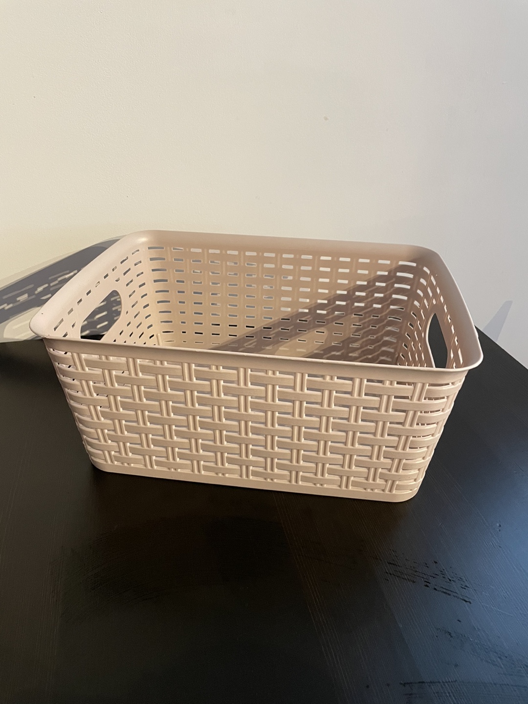 Plastic basket for storage