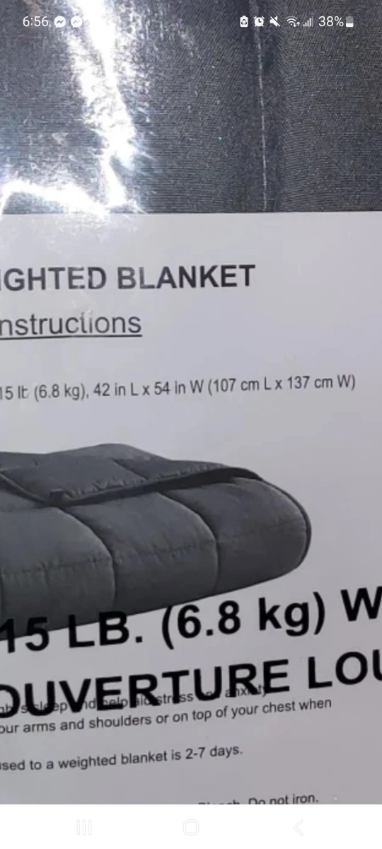 15lb Weighted Blanket BNIP image indicator(2)