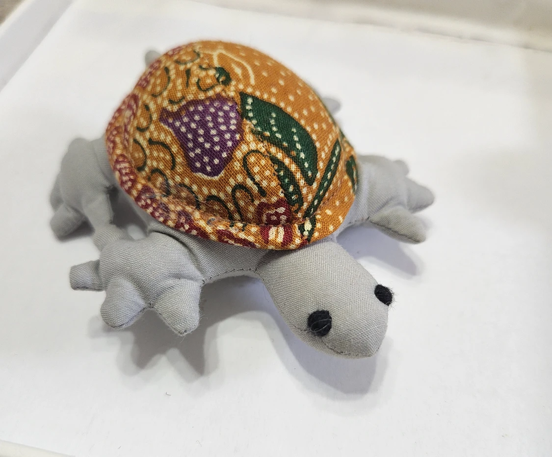 Cute fabric Sea beach Turtle paper weight kid safe - photo 2