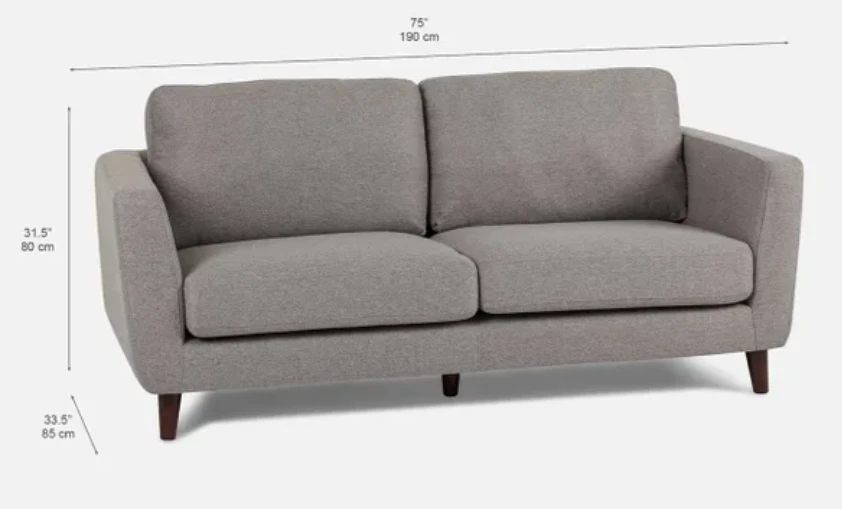 3 Seater Fabric Sofa - 7 months old - photo 4