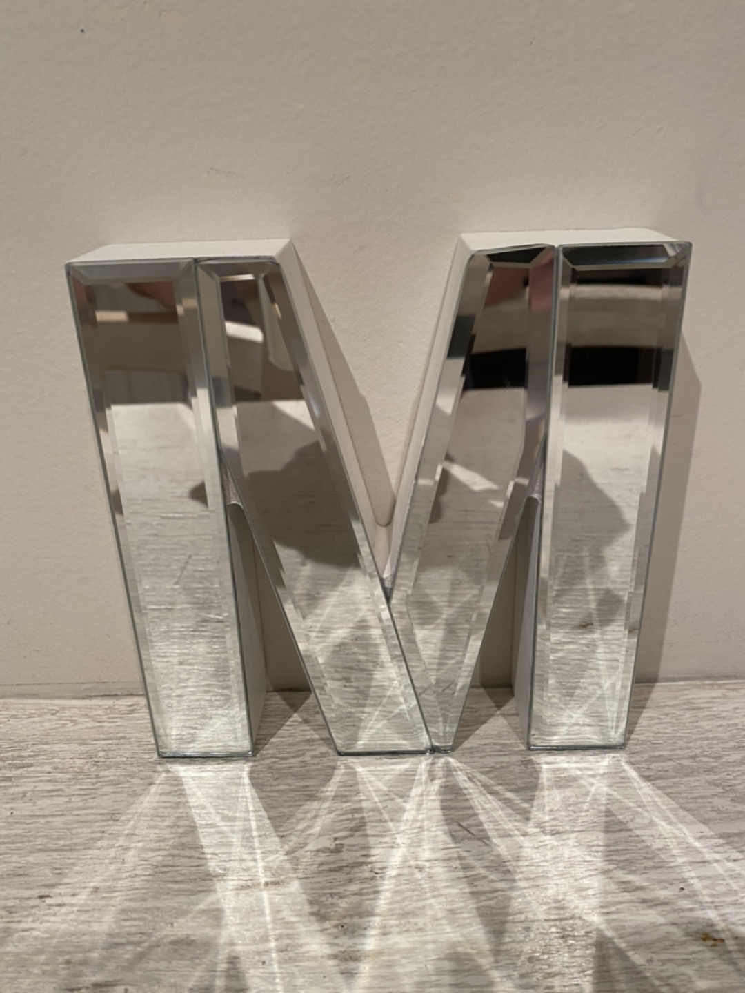 ⭐️NEW 6 inch tall mirror letters A & M($30 EACH)⭐️ image indicator(2)