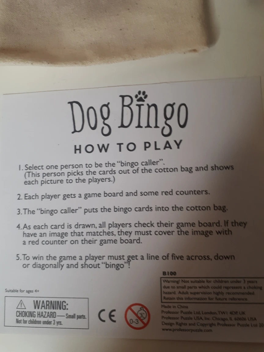 Vintage Look Dog Bingo Game - photo 5