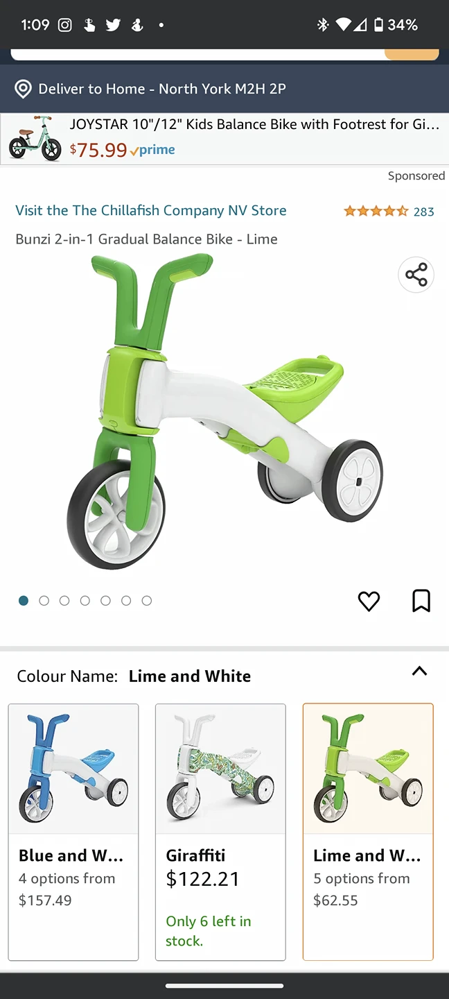 chillafish lime balance bike for toddlers - photo 2