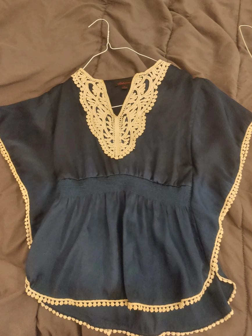dark green satin top