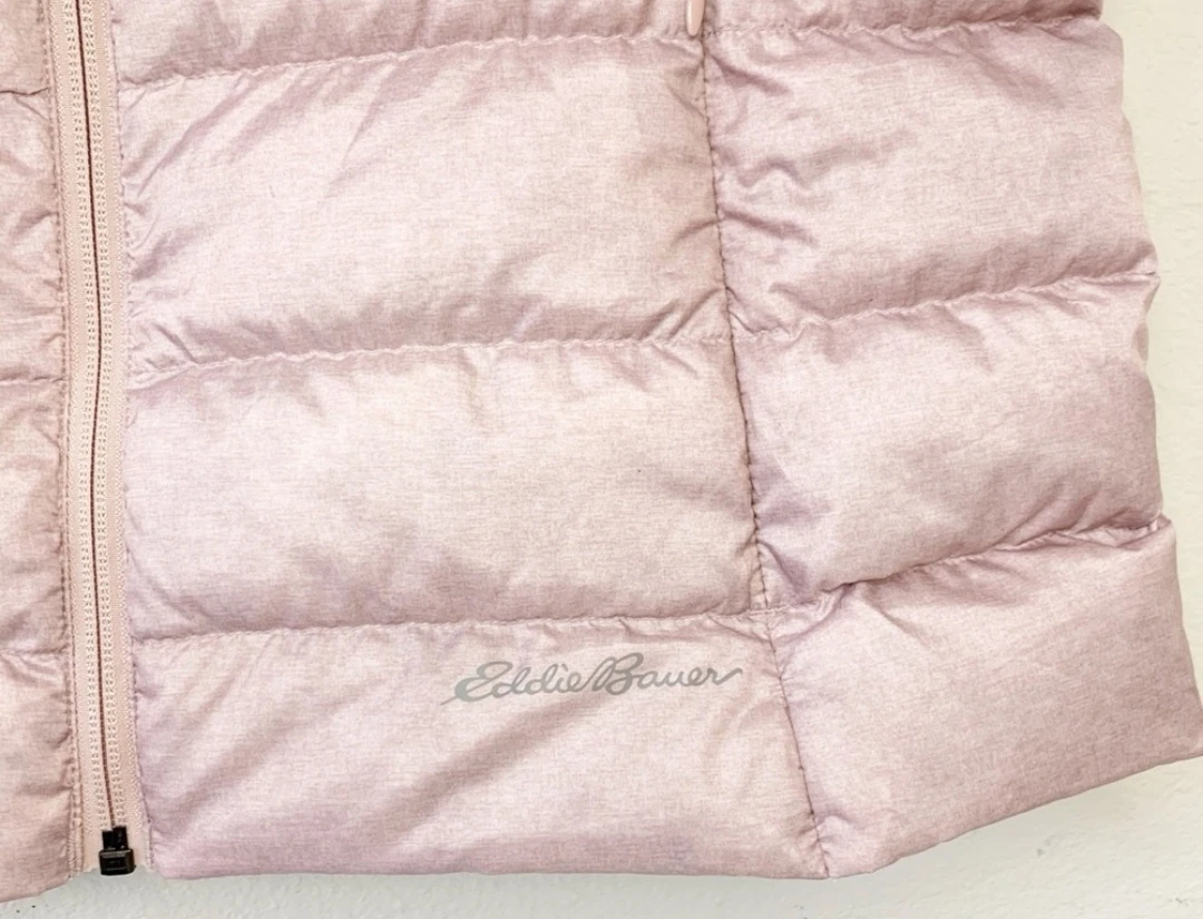 Eddie Bauer Dusty Pink Puffer Down Vest. - photo 5