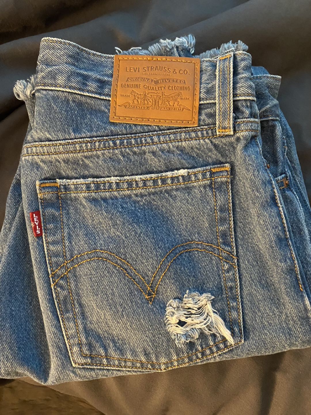 women’s levi’s wedgie jeans size 27 - photo 2