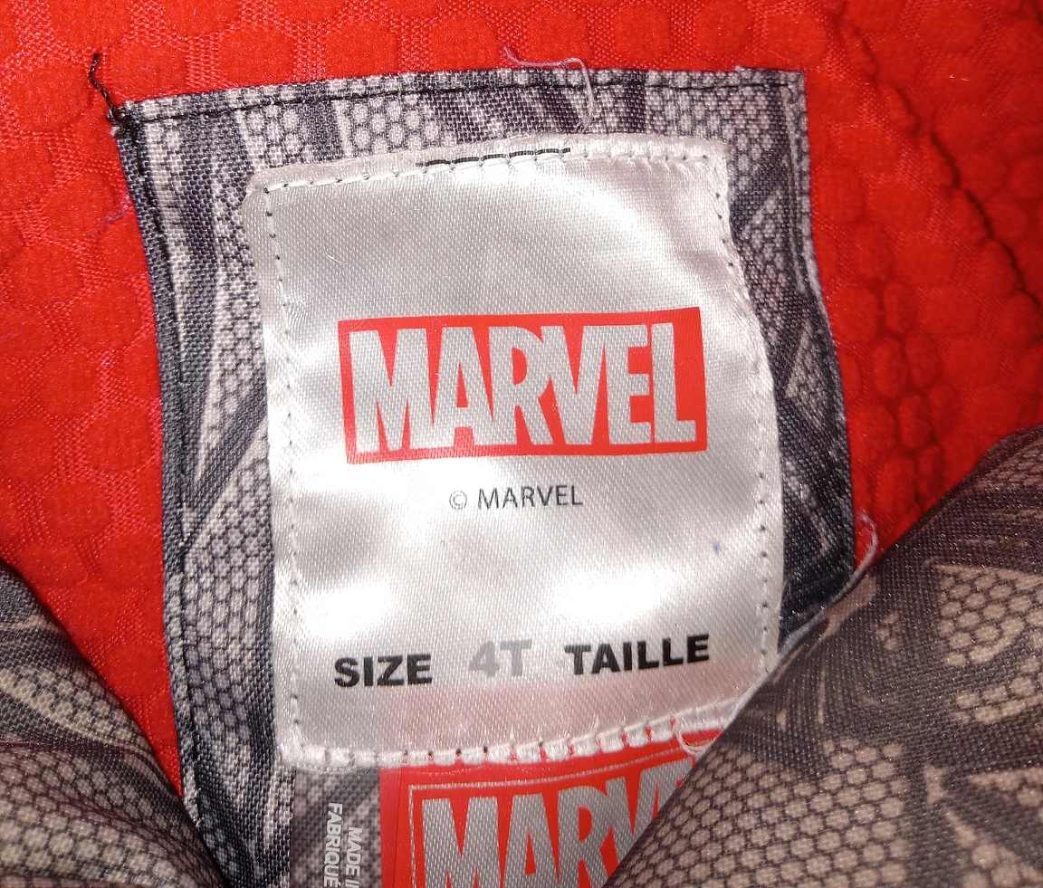 Marvel Spiderman Boys 4T Coat image indicator(2)
