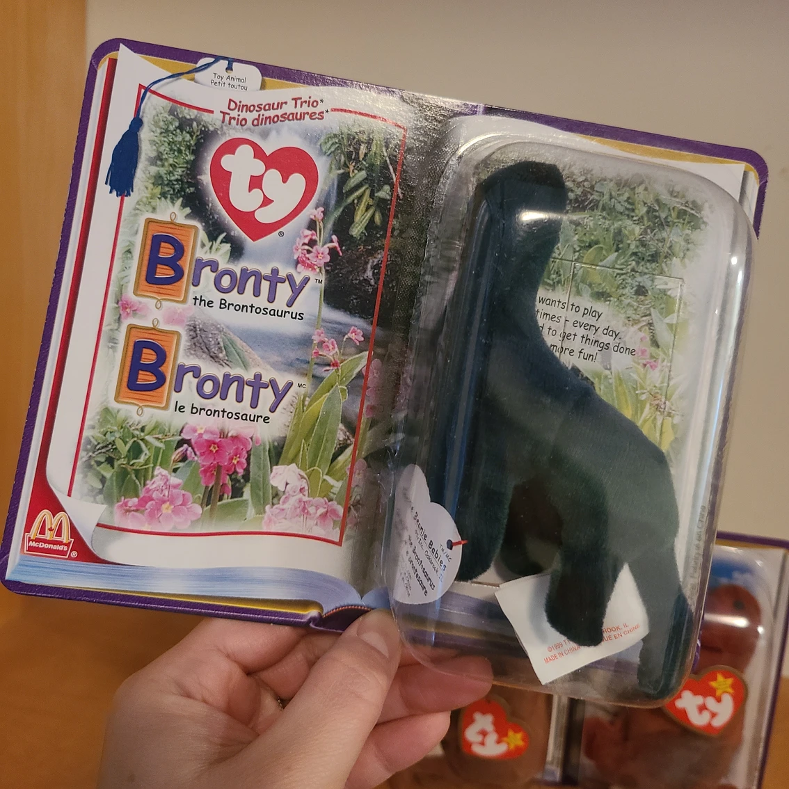 Mcdonalds 2000 Ty Beanie Dinosaur Trio image indicator(3)
