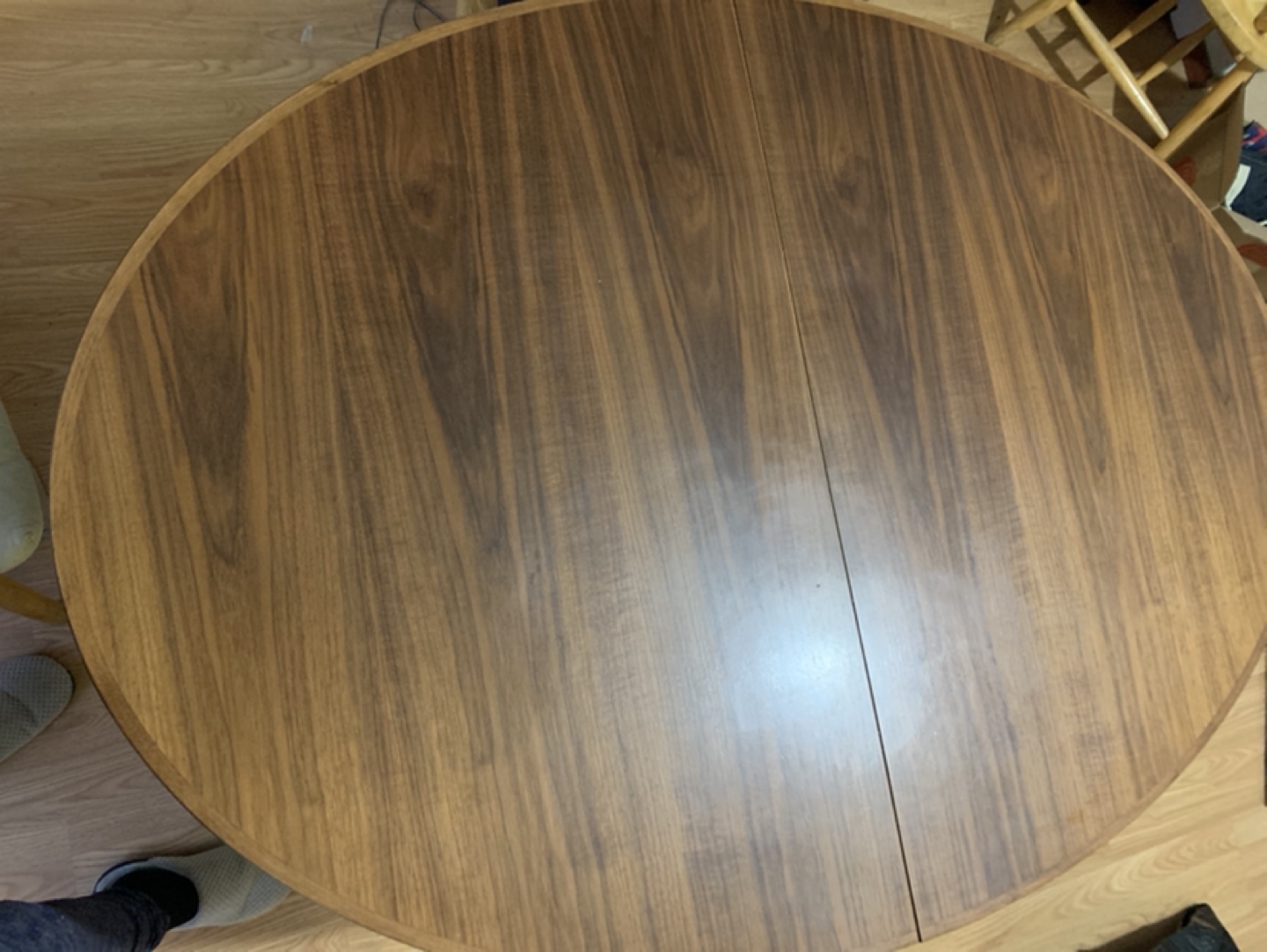Extendable dining room table solid wood Danish company - photo 3