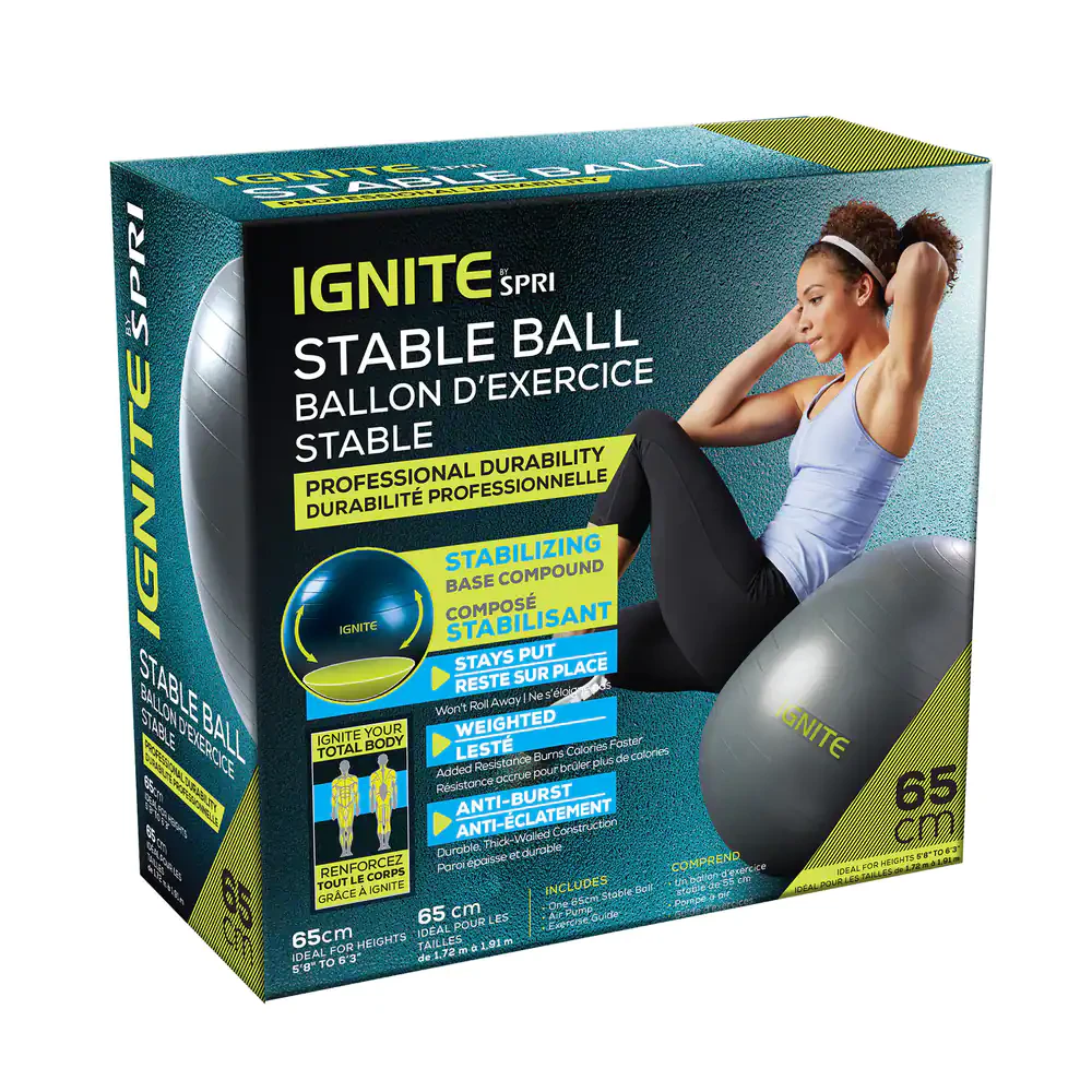 Ignite by SPRI Stable Exercise Blue Ball thumbnail