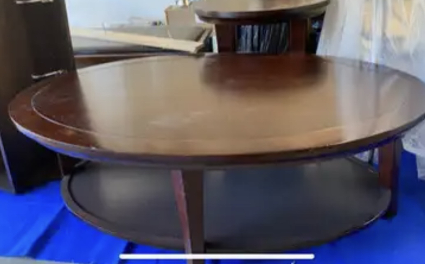 Pottery Barn oval coffee table - photo 2