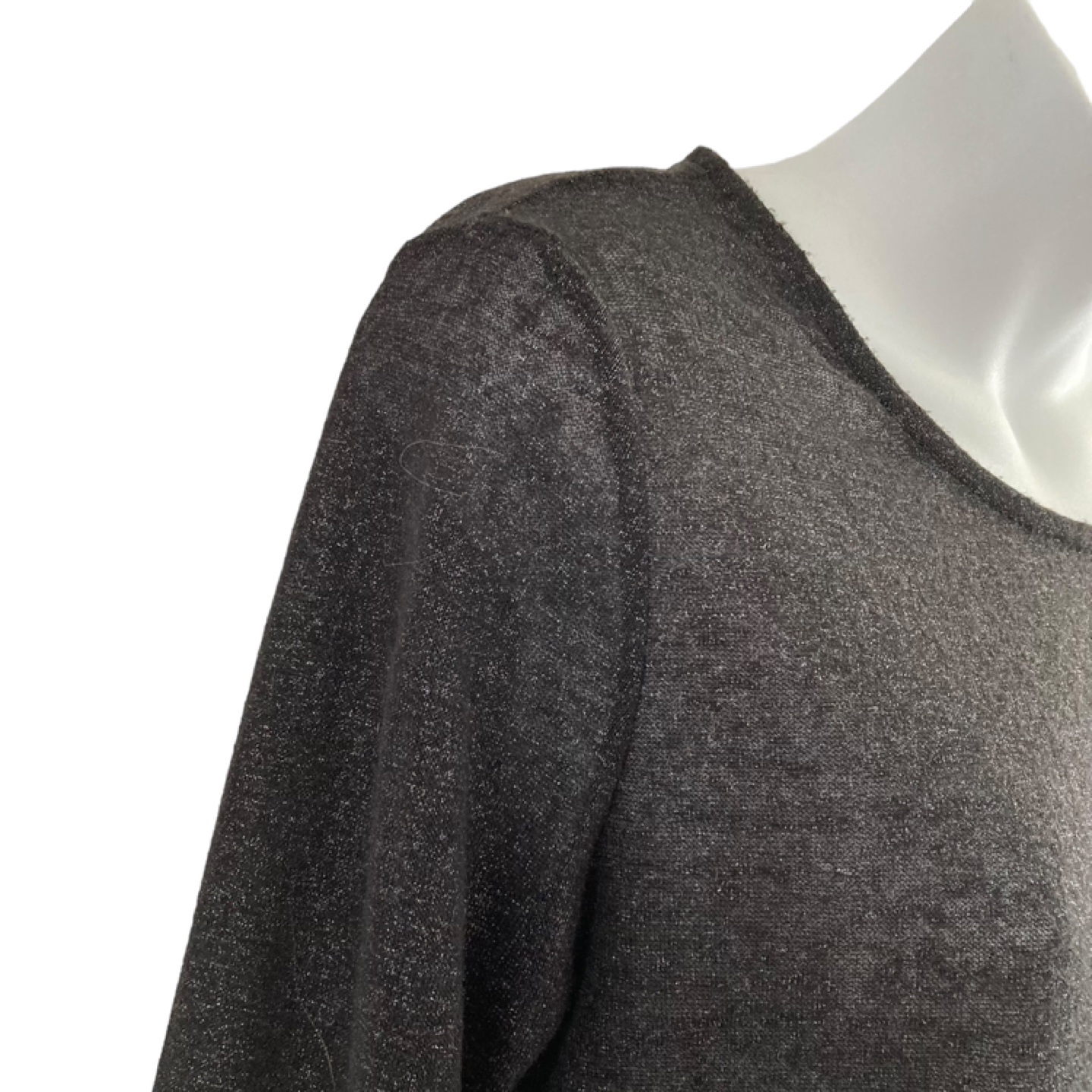 Black glittery blouse - photo 3