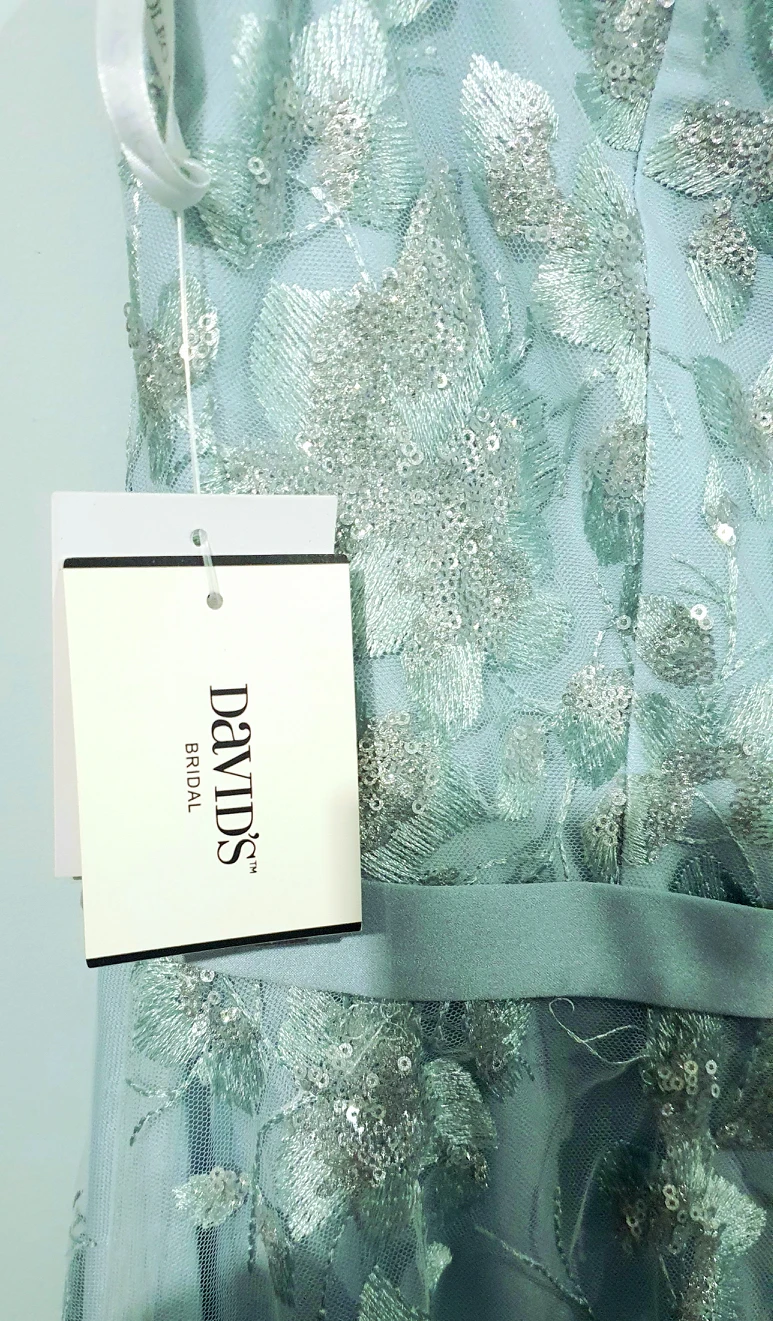 blue prom dress (david bridal) - photo 5