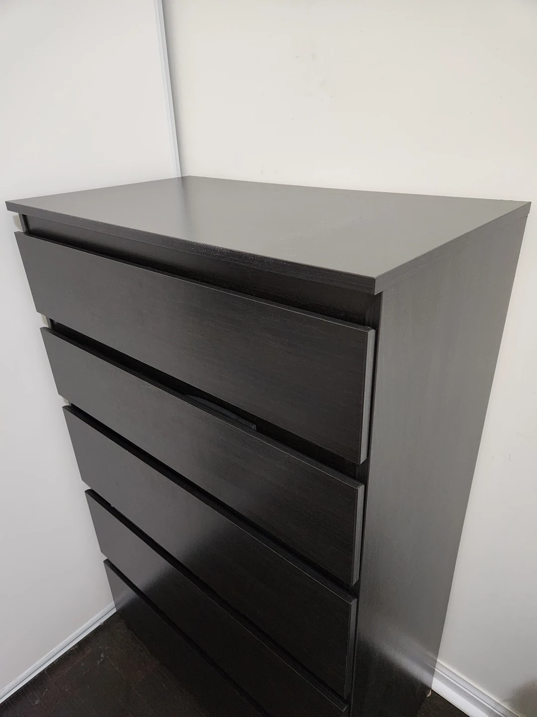 Ikea Kullen Dresser Black 5 Drawers Like New Condition - photo 2