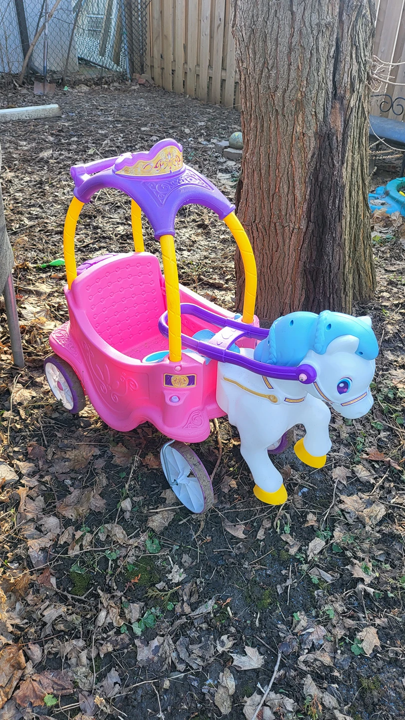 toddler princess carriage