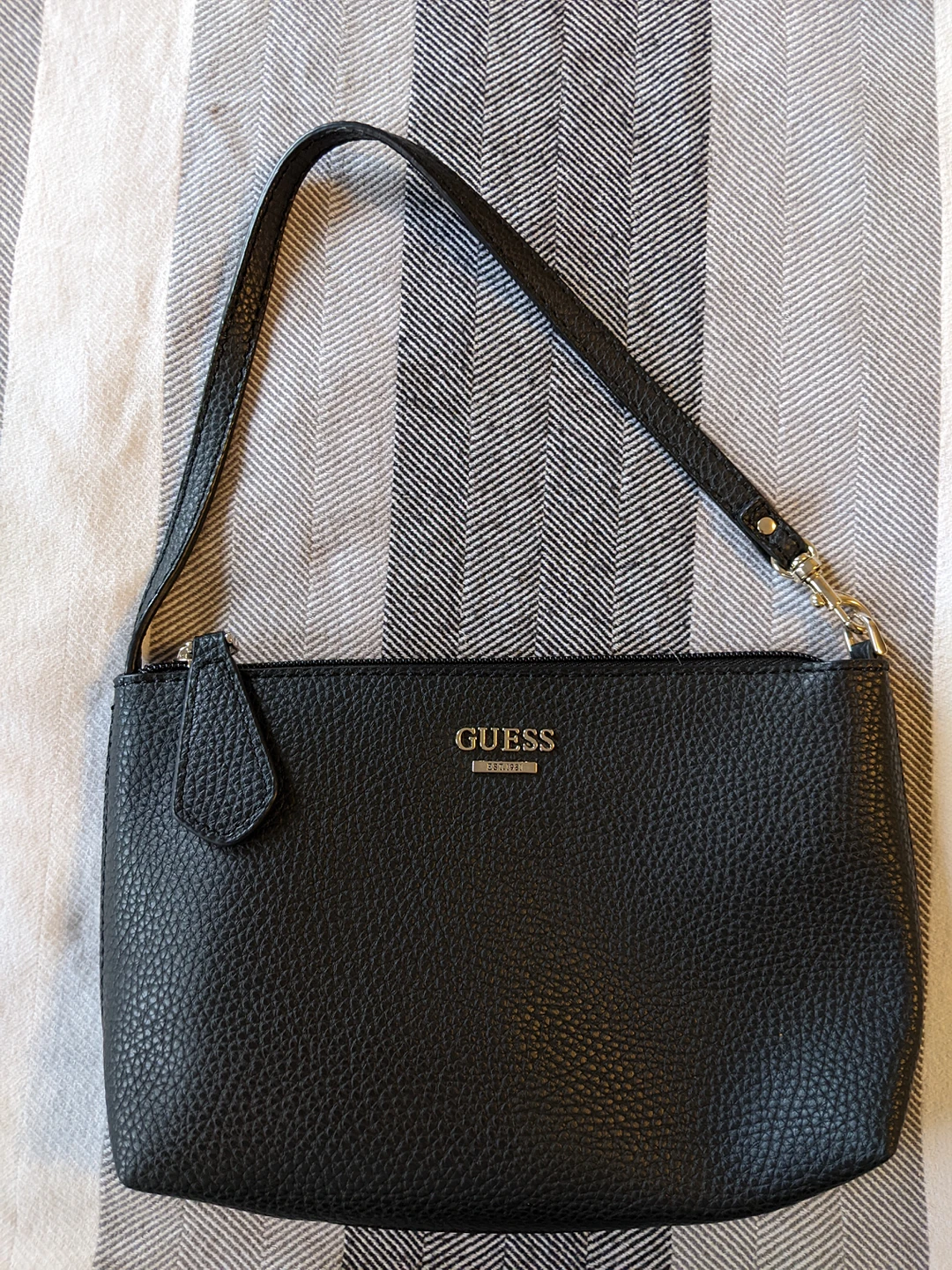Black Reversible GUESS Crossbody Bag image indicator(7)