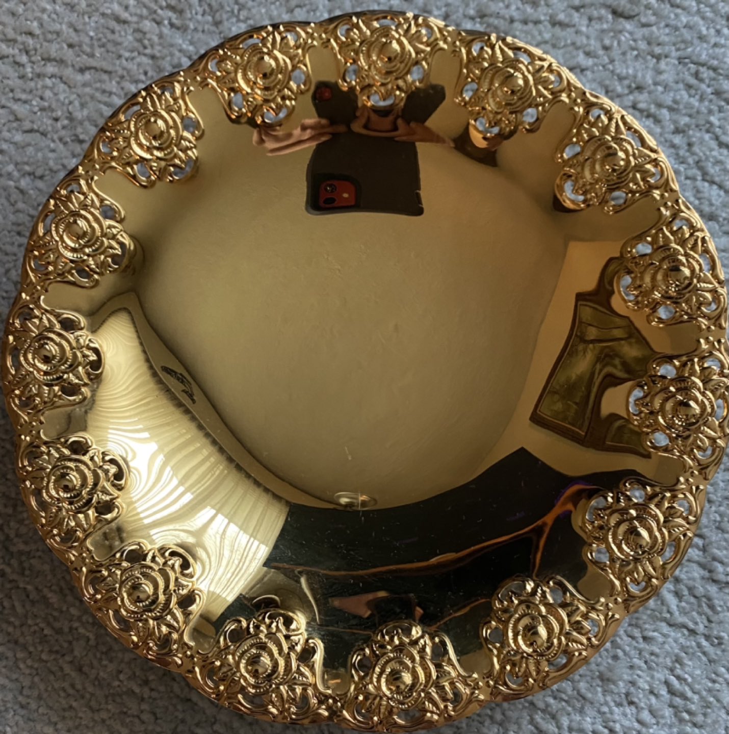 Brass serving dish thumbnail