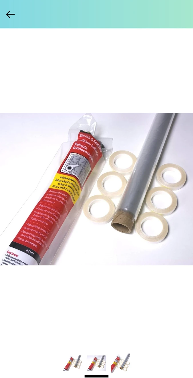M-D Building Products 43101 Shrink and Seal Window Film - photo 2