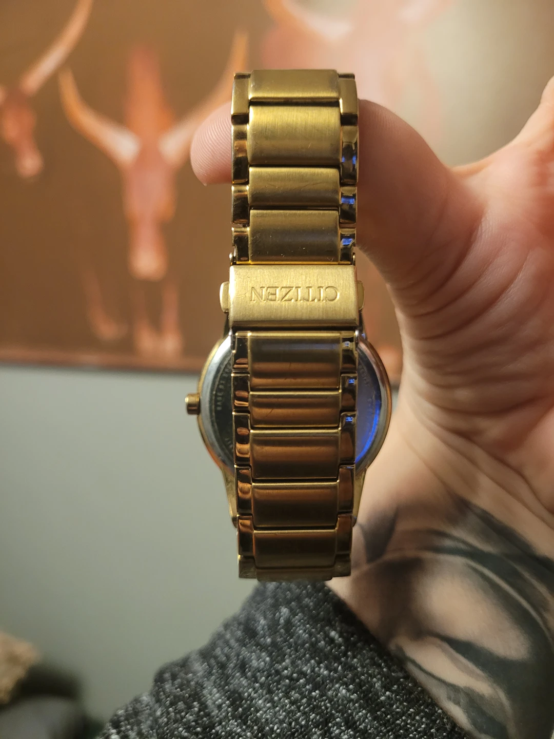 Citizen Watch Analog Axiom Goldtone Stainless Steel Watch  image indicator(4)