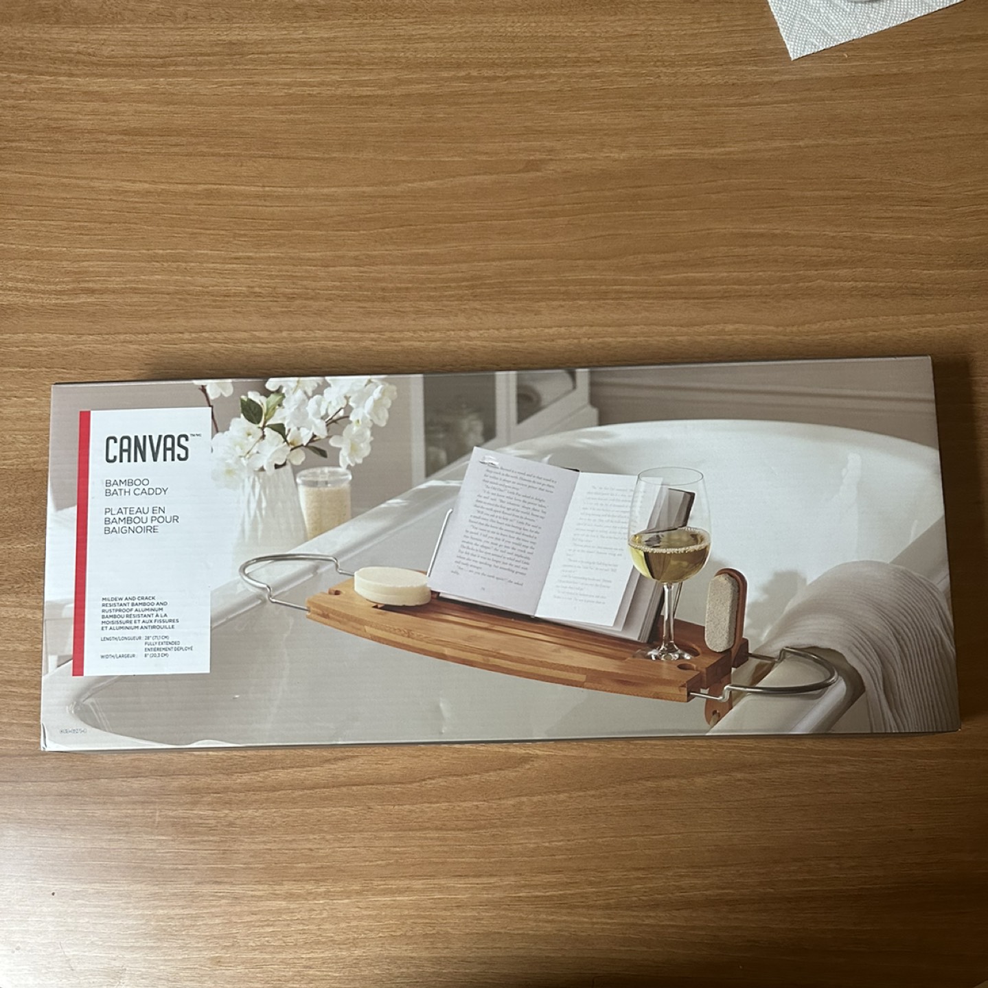Brand new CANVAS bath tray