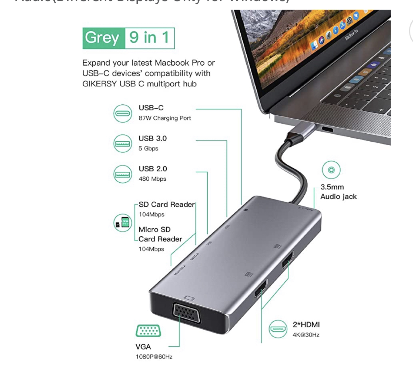 USB type C Adapter docking Station - photo 4