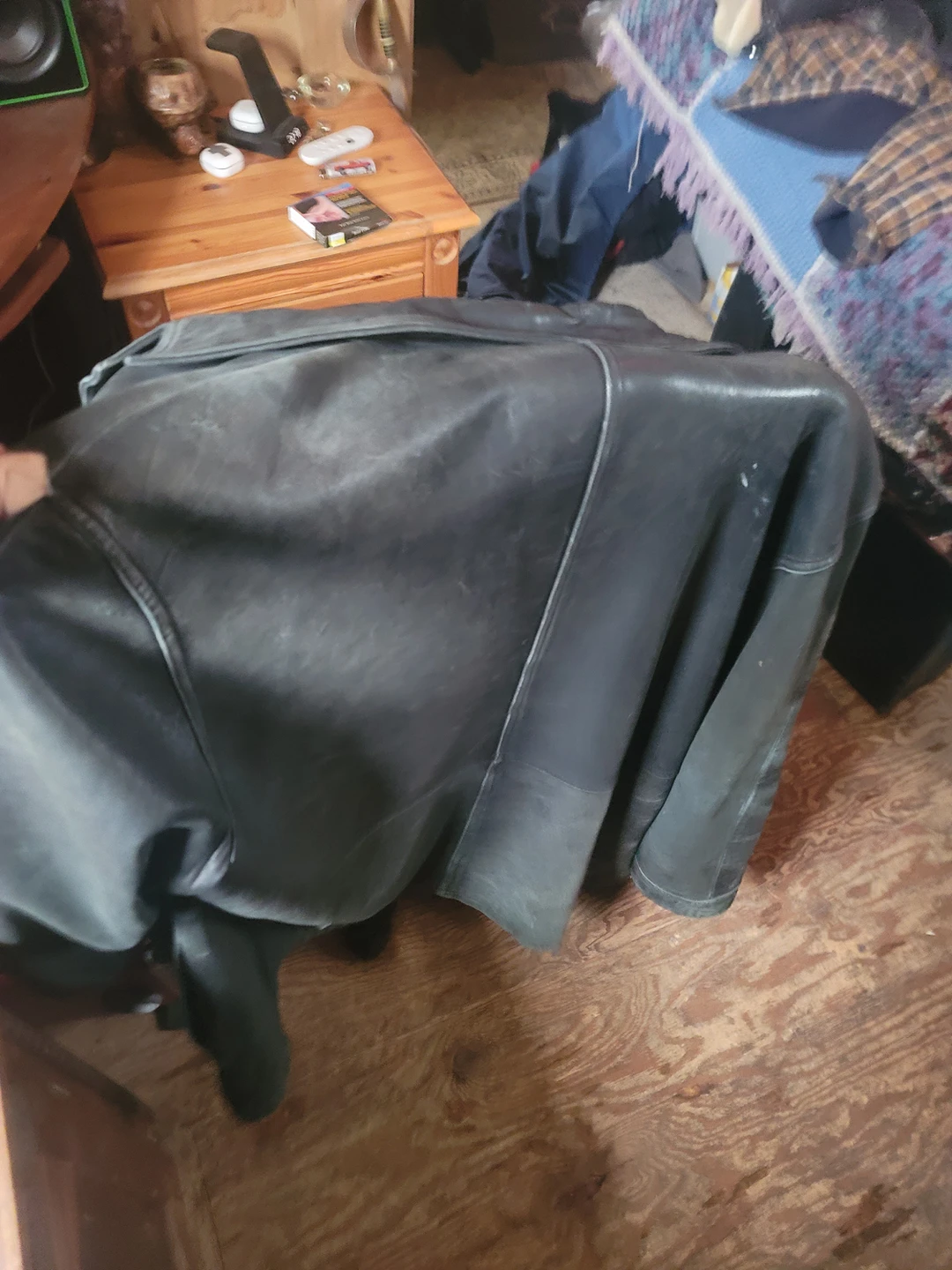 leather jacket, L maybe XL - photo 3