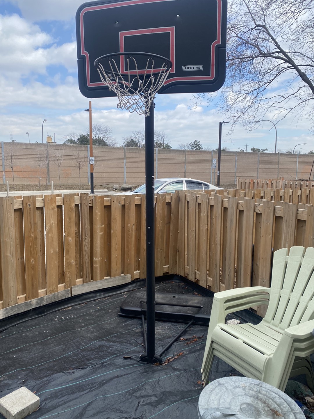 Lifetime basketball net (extendable)