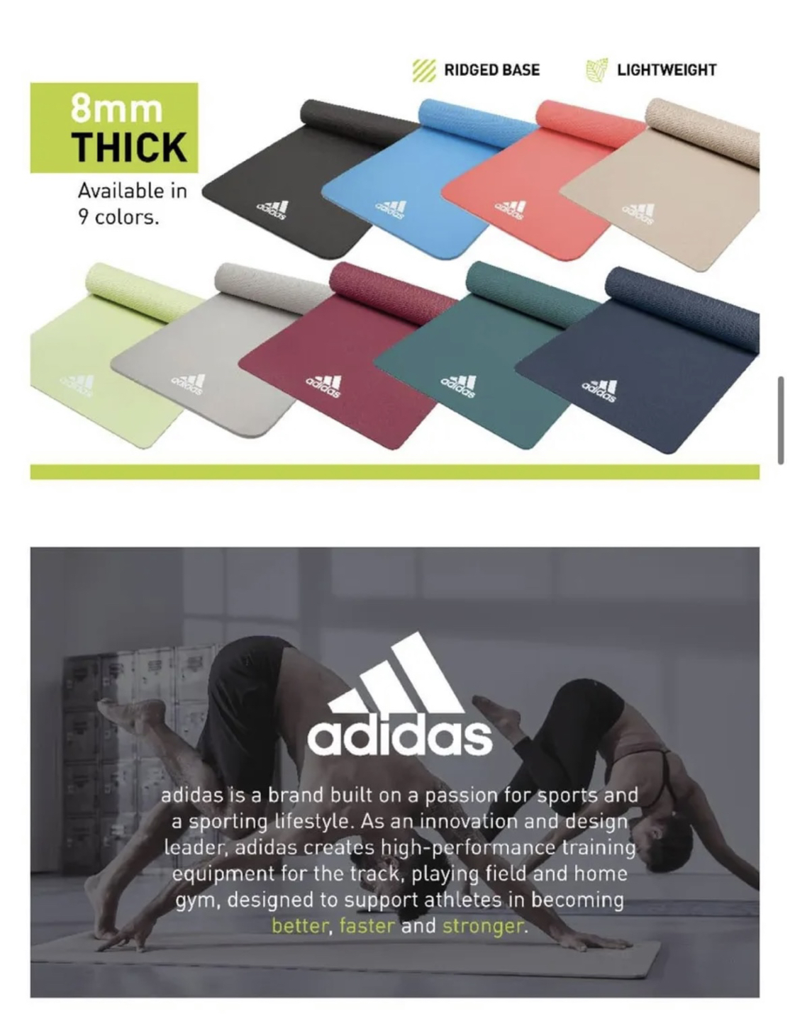 adidas Yoga Mat 8mm - photo 2
