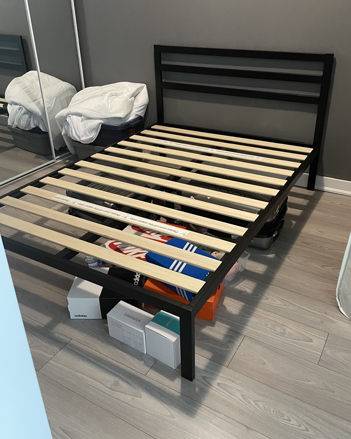 Metal Bed Frame with Headboard - photo 2