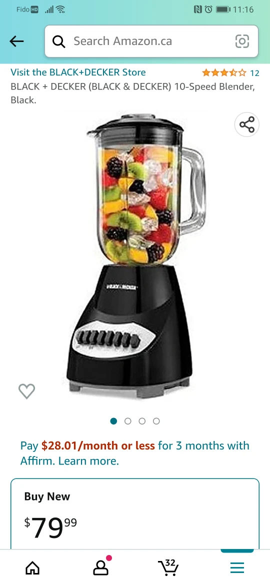 Black + Decker 10 speed blender💸 - photo 4