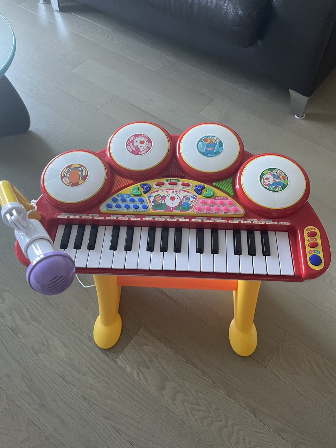 Kids piano + drum + Dj combination with Microphone - photo 2