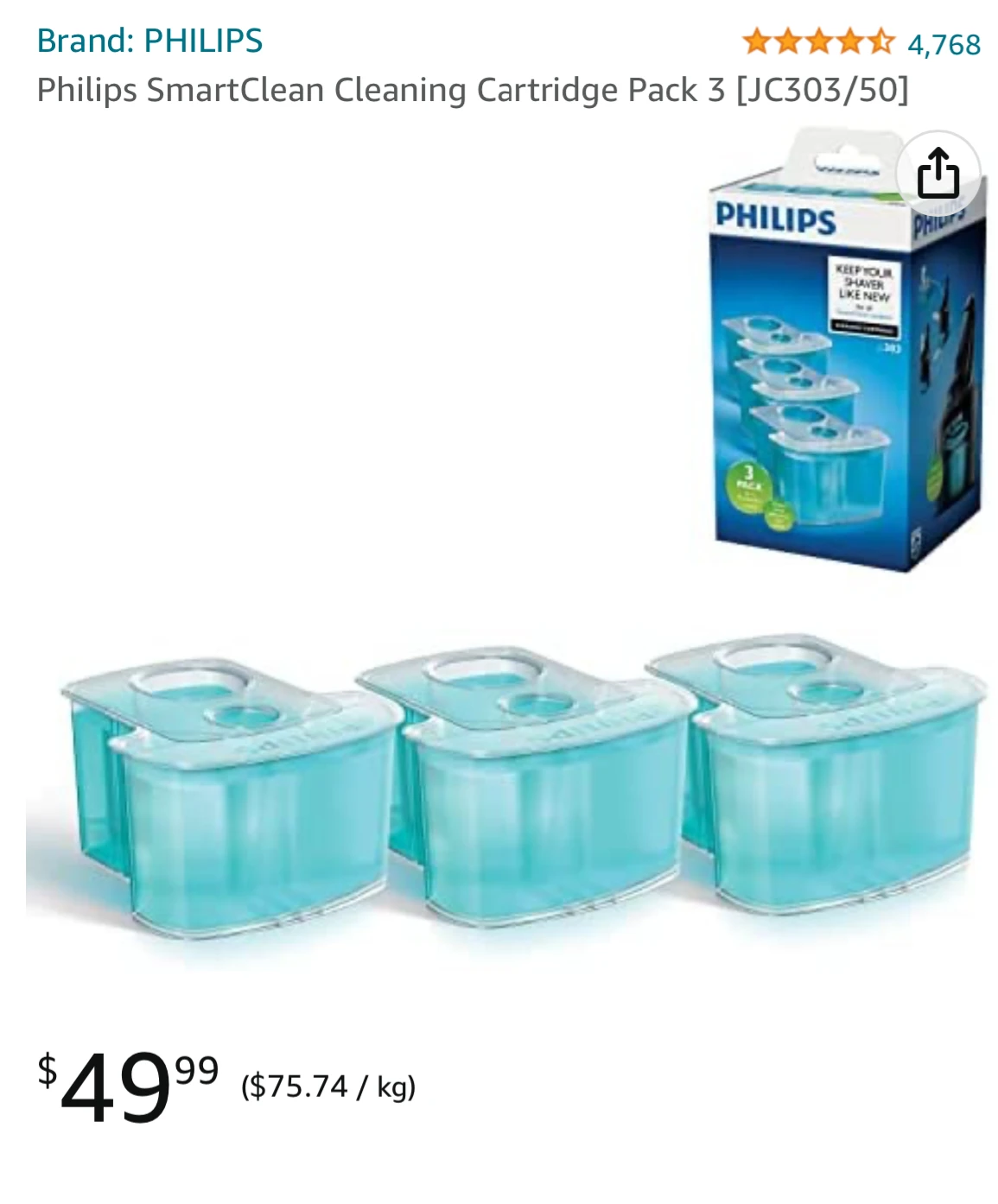 philips smartclean cleancing cartridge
