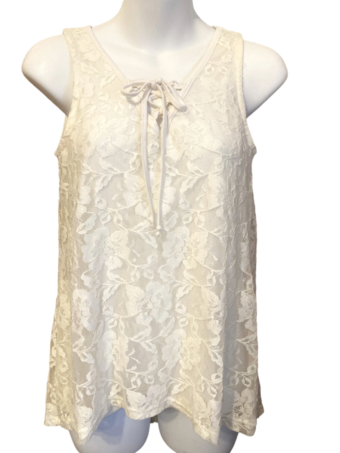 Lace Sleeveless Top