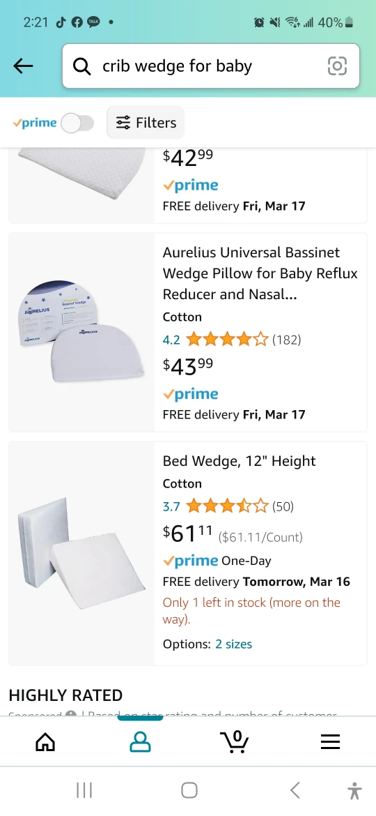 baby crib wedge for nasal congestion or acid reflux 💸 - photo 2