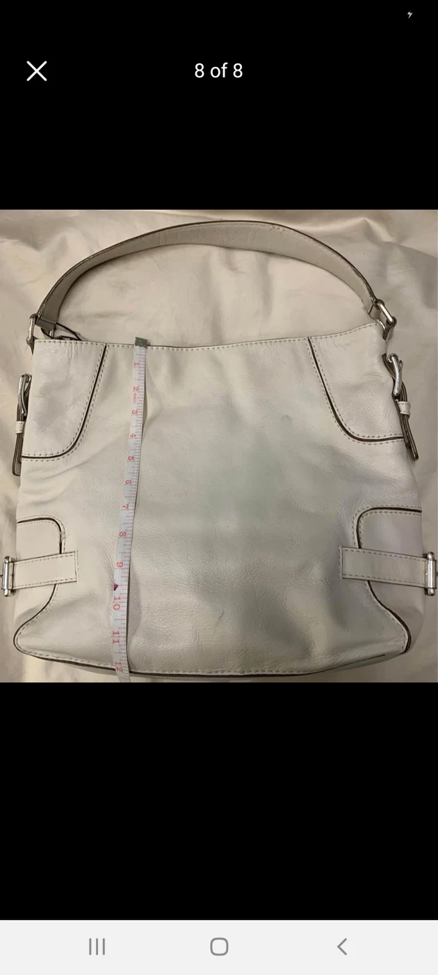 Michael kors white leather purse - photo 5