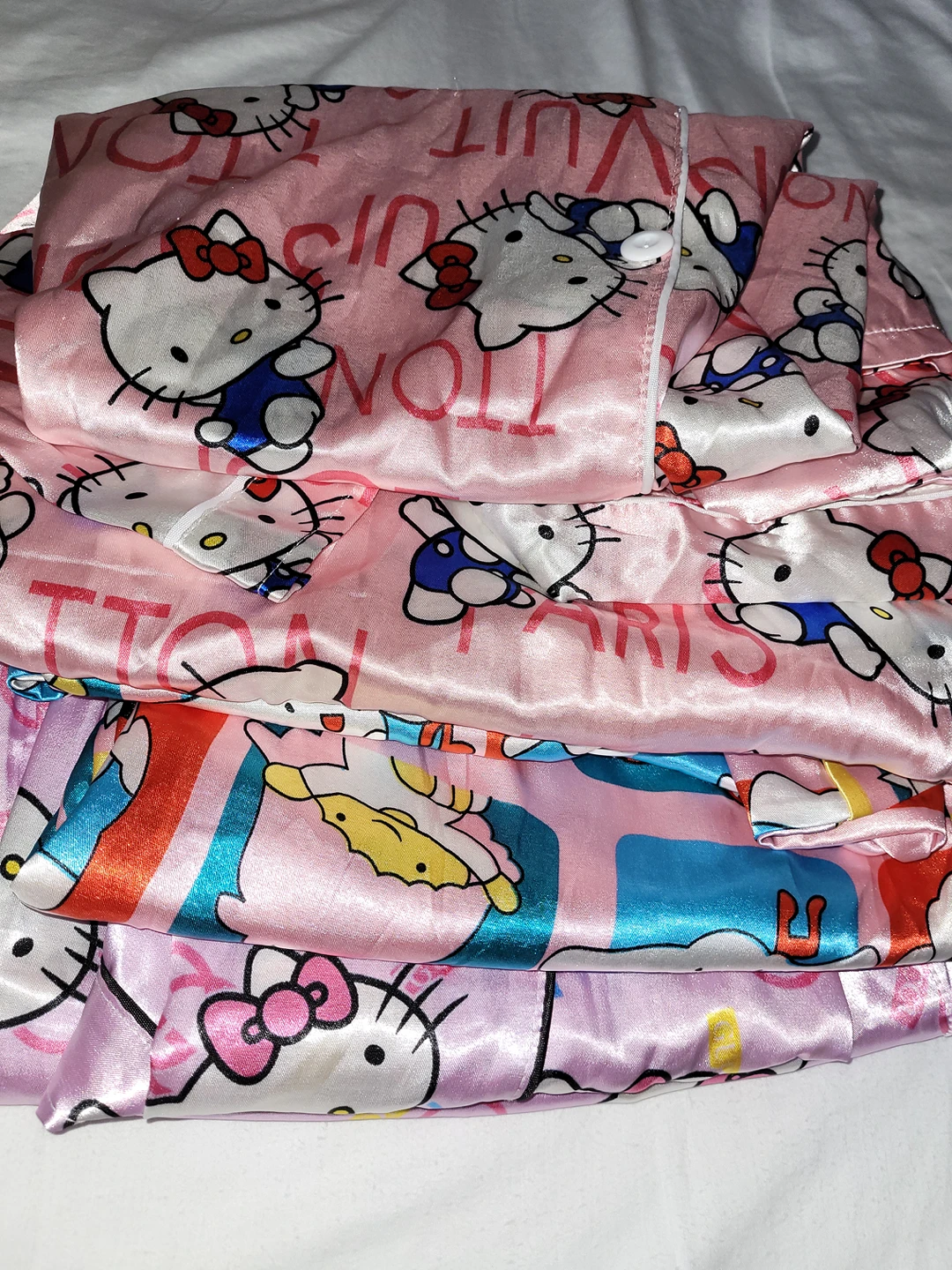 silk hello kitty pajama thumbnail