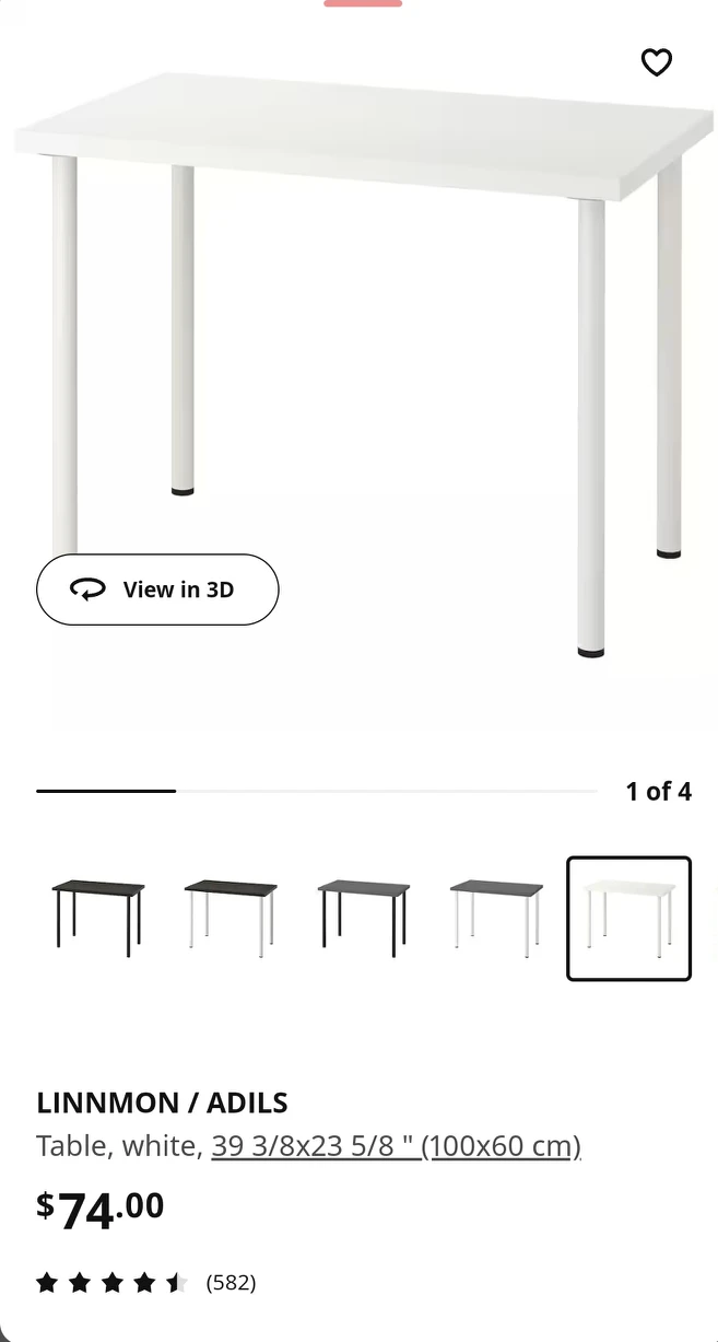 white ikea LINNMON desk image indicator(2)