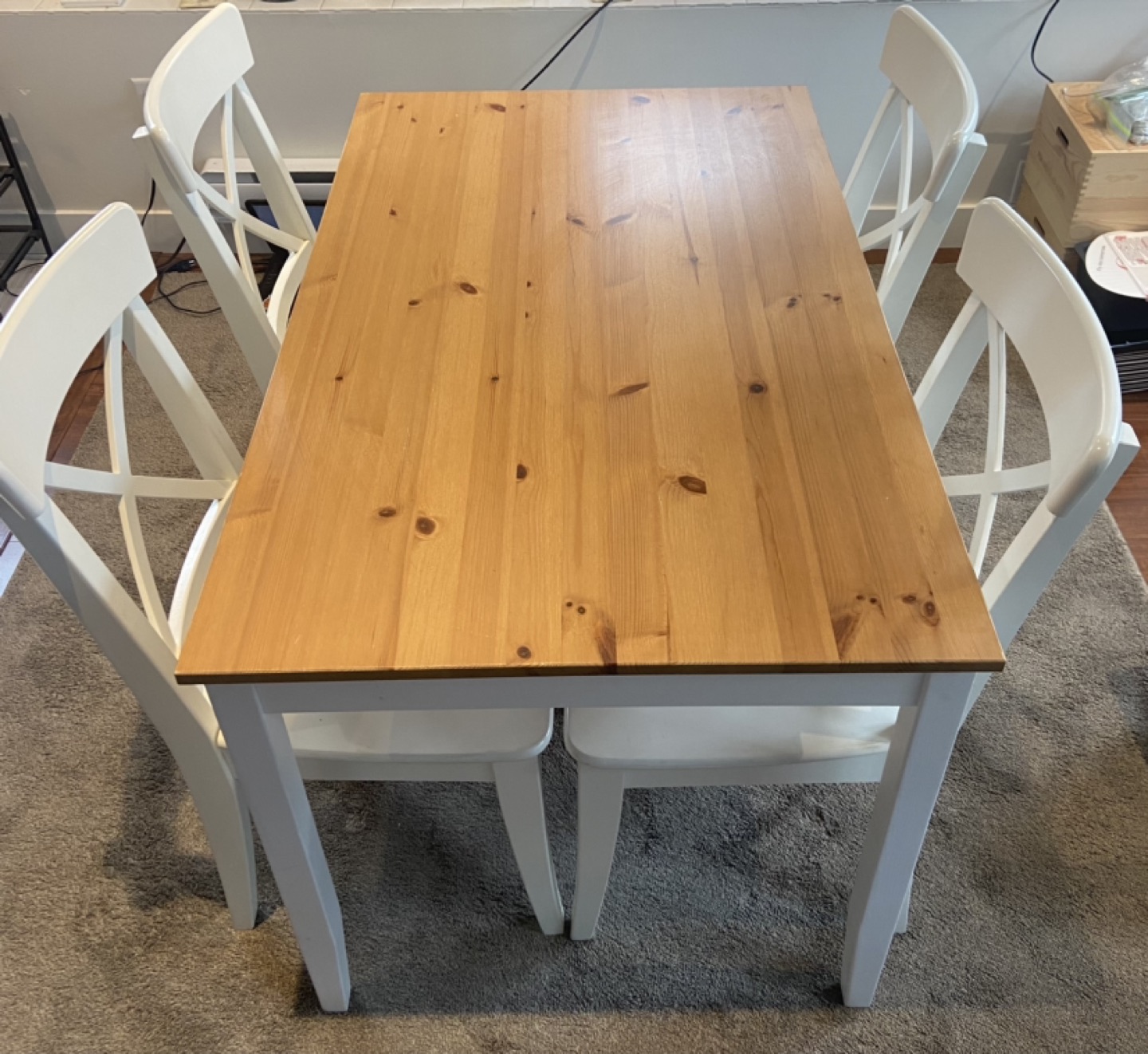 Dining table and chairs set for 4 - photo 2