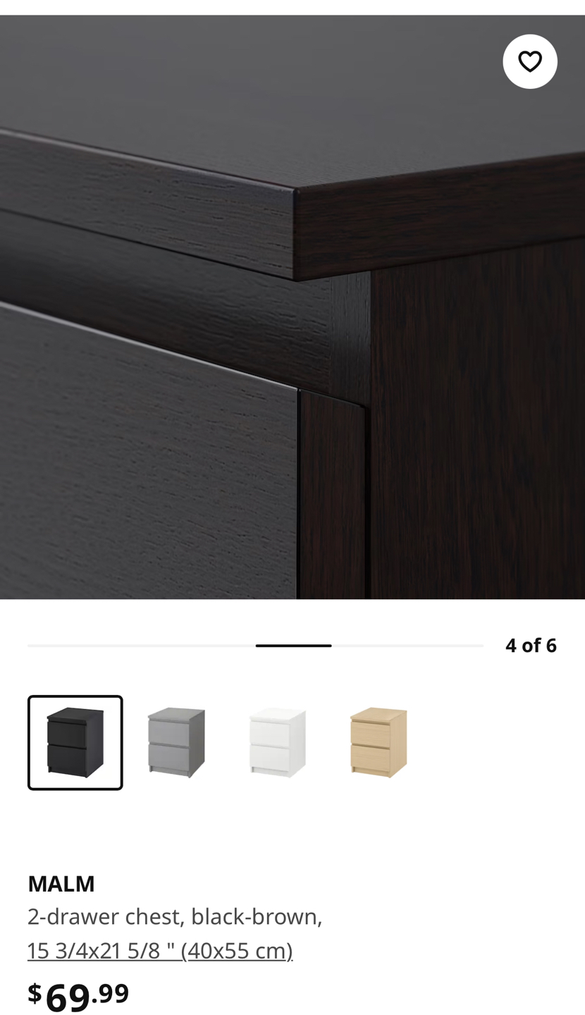 Two IKEA brand new nightstands available. MUST GO! - photo 4