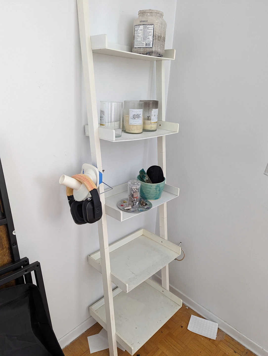 ladder shelf x2